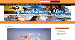 Desktop Screenshot of agelesslifestyleafter50.com